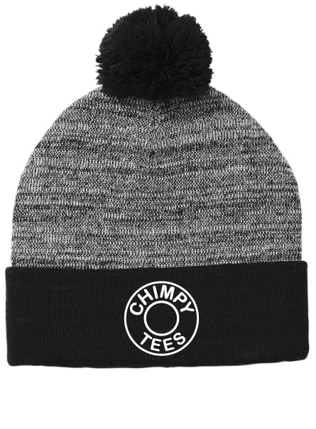 Chimpy Tees Pom Pom Black & Grey
